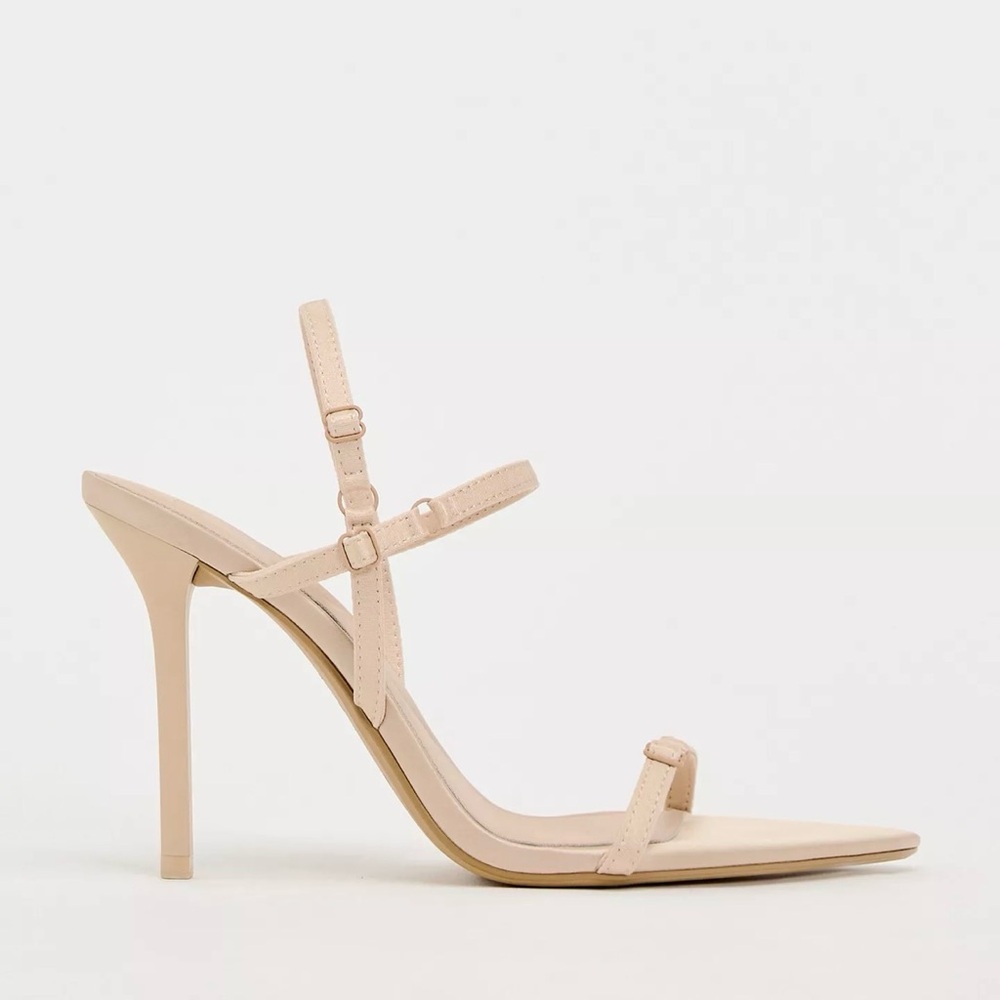 Elegant Zara Nude Stiletto Heels